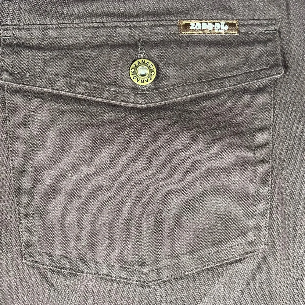 Zana-Di Jeans Brown Wide‎ Leg Trousers High Rise Stretch Jeans Size 26